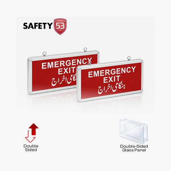 Exit Light Double Side “EMERGENCY EXIT” Red
