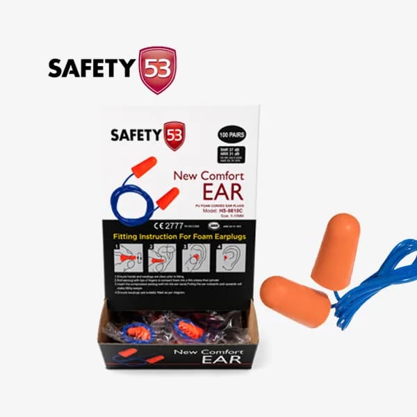 Disposable Foam Earplugs NRR 32 Corded