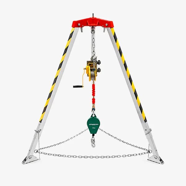 Safety 53 Aluminum Rescue Tripod with Winch