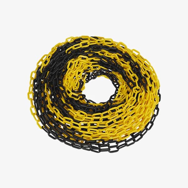 Barricade Chain Yellow & Black 8MM × 20M